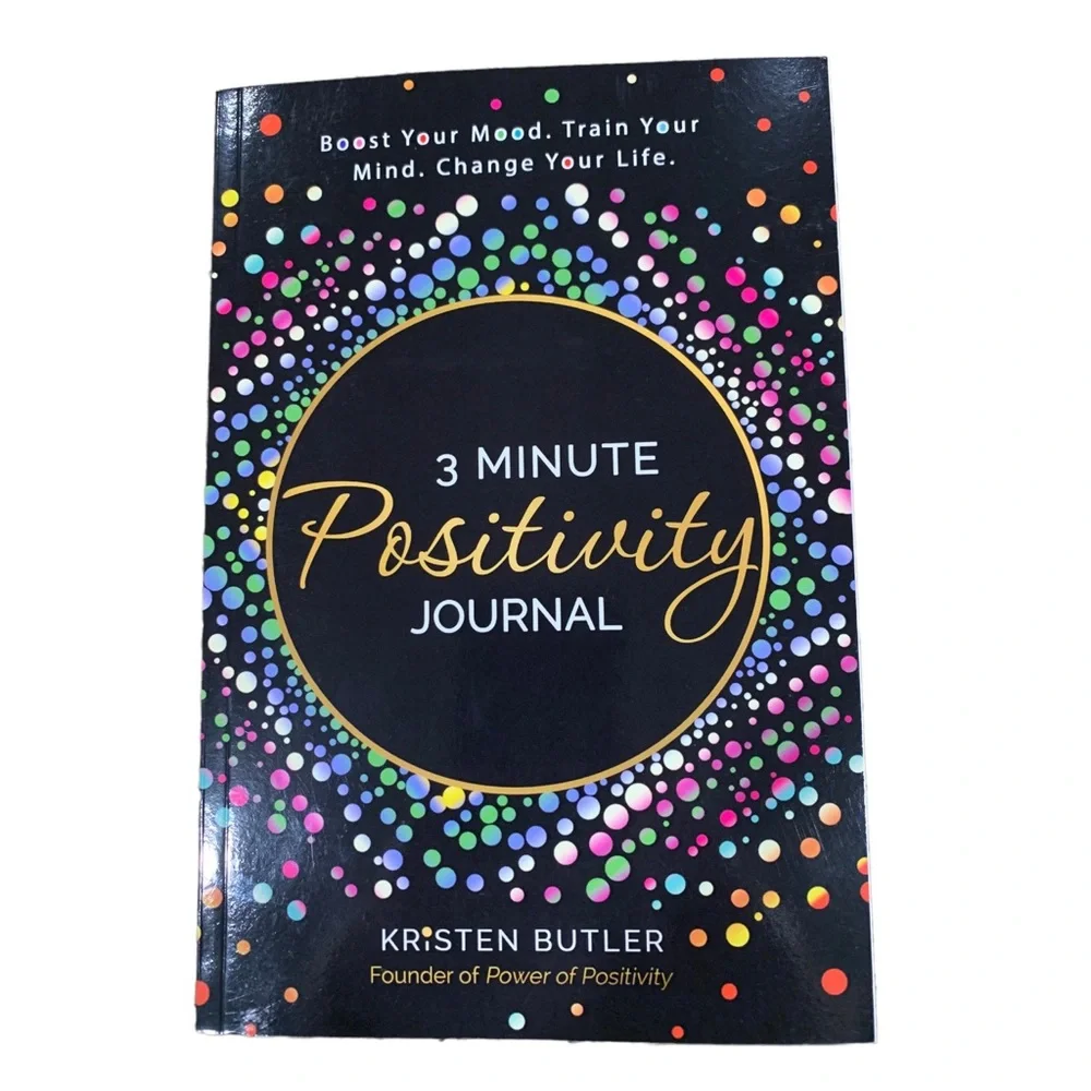 3 Minute Positivity Journal: Mood Mind Life Kristen Butler Book NEW - Picture 1 of 3